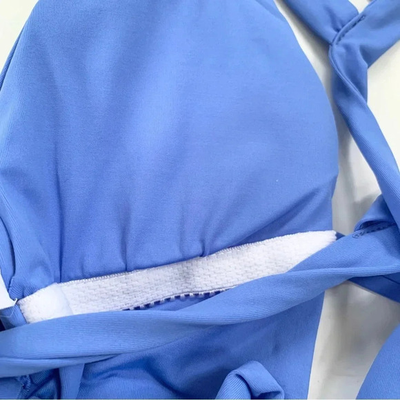 BECCA Color Code Strappy One Piece Swimsuit Blue Size S NWT - Picture 5 of 11